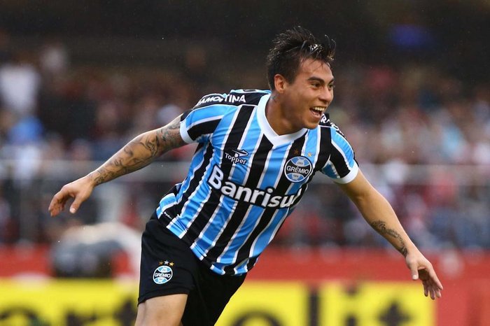 Vargas marcou o gol do Grêmio na última vitória.