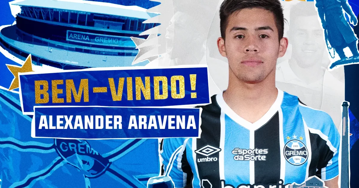 Grêmio anuncia contratação de atacante Chileno