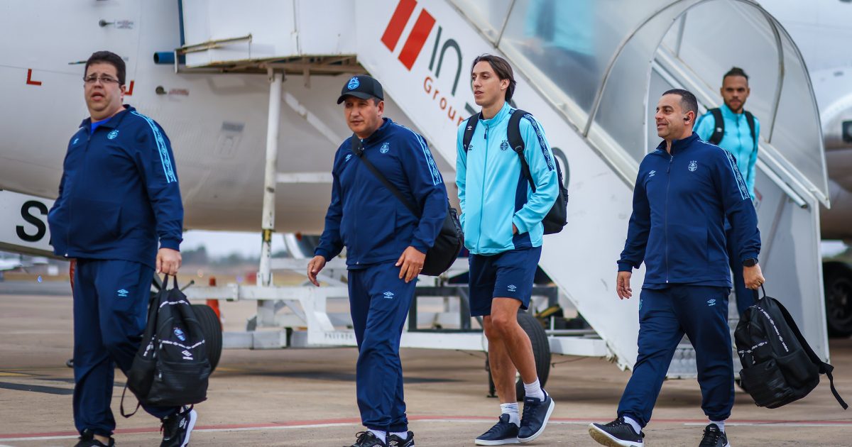 Chegada do Grêmio para o confronto contra o Cuiabá 09/8/2024