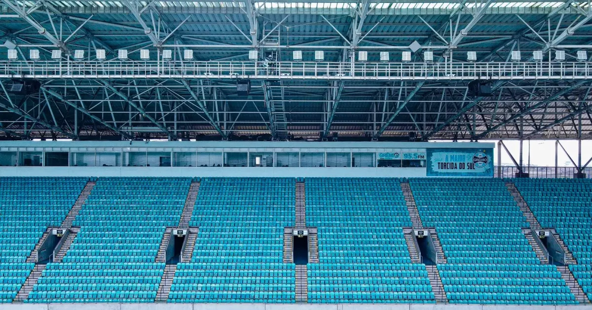 Novos refletores de LED na Arena do Grêmio e apoio financeiro da CBF